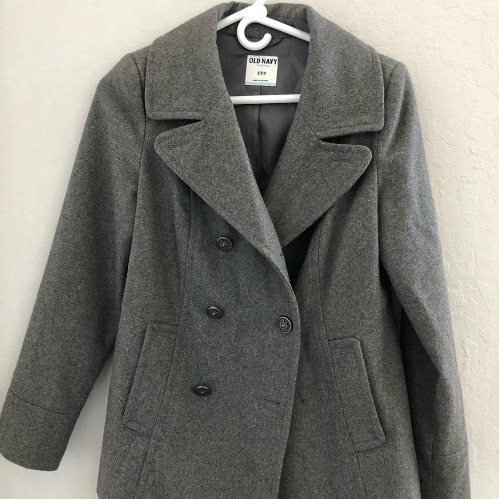 Old Navy Grey Peacoat